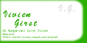 vivien girst business card